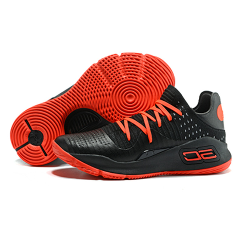 Stephen Curry 4 Shoes Low Red Black